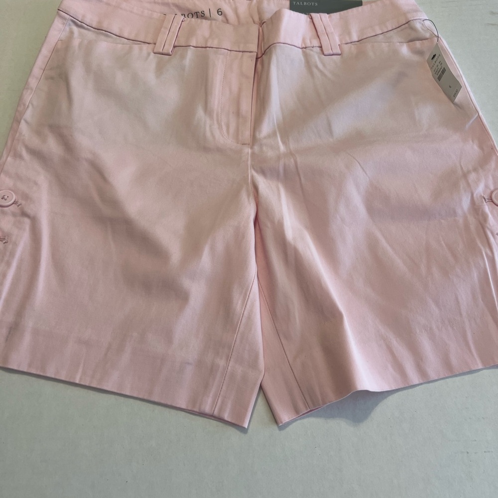 NWT TALBOTS PINK Size 6 7”Women's Shorts
